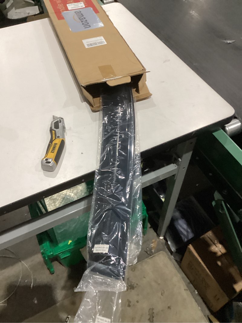 Condition photo showing As Is for IG Window Visor for Volkswagen (VW) Golf MK5 Hatchback 2004-2009, Rain Guard Tape-On Sun Wind Side Vent Window Deflector Mugen Style, 2004 2005 2006 2007 2008 2009 (5-Door Only) 2004-2009 Golf MK5 Hatchback