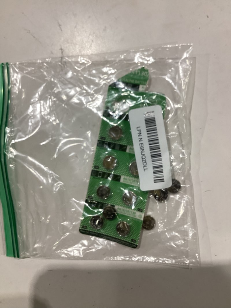 Condition photo showing As Is for 10pcs 1.5v ag10 alkaline battery 189 389 ag10 lr1130 lr54 v10ga battery alkaline button coin cell batteries