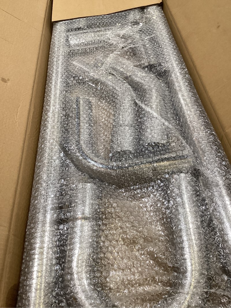 Condition photo showing Good Condition for 2.5'' mild steel custom exhaust kit tubing mandrel bend pipe straight & u-bend 16 gauge universal 8pcs