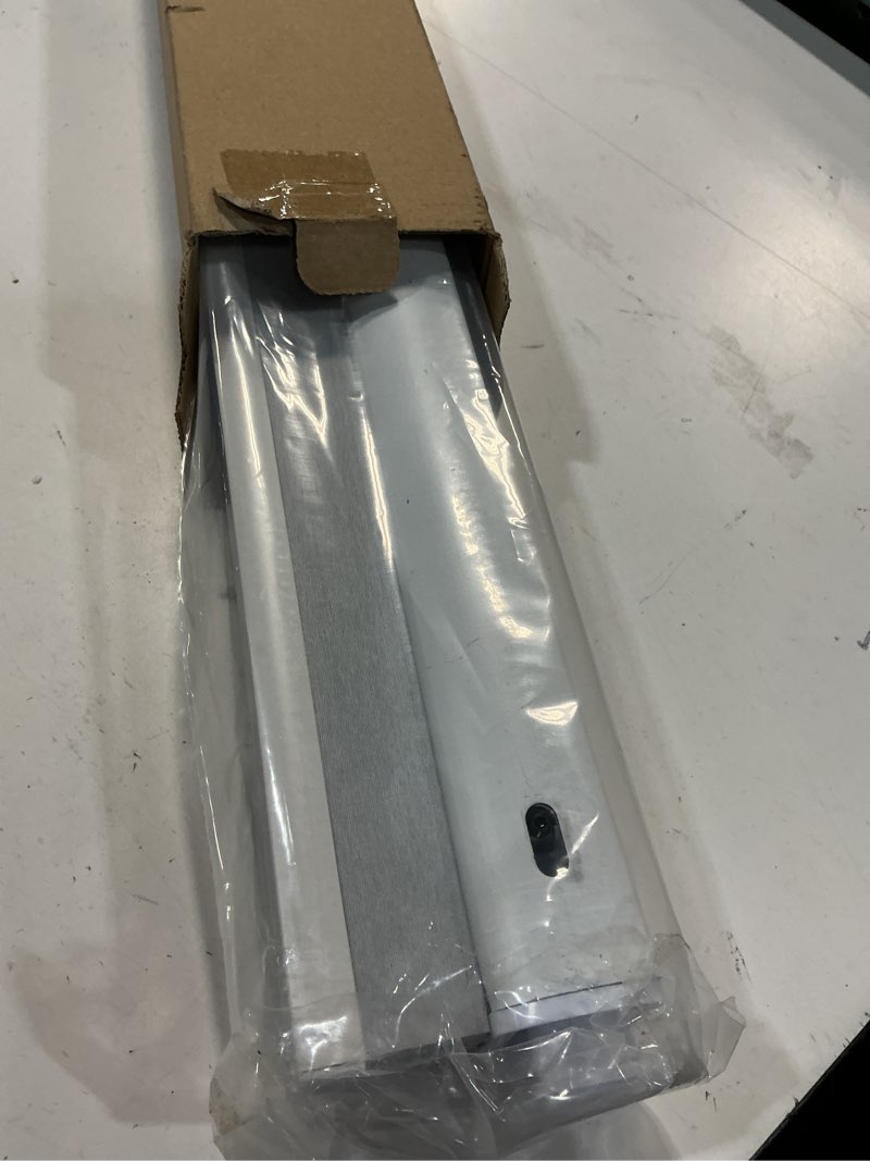 Condition photo showing Good Condition for Joydeco No Tools No Drill Window Blinds for Indoor Windows, Blackout Shades Cellular Shades Cordless, No Drill Blinds for Windows, Window Shades for Home, Bedrooms, Doors (White, 29" W x 64" H) White - No Drill Design 29"W x 64"H