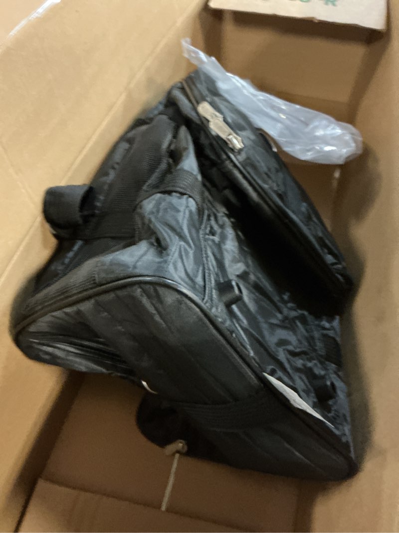 Condition photo showing Good Condition for Sherpa Original Deluxe Travel Pet Carrier, Airline Approved - Black, Large 19.0"L x 11.8"W x 11.5"H