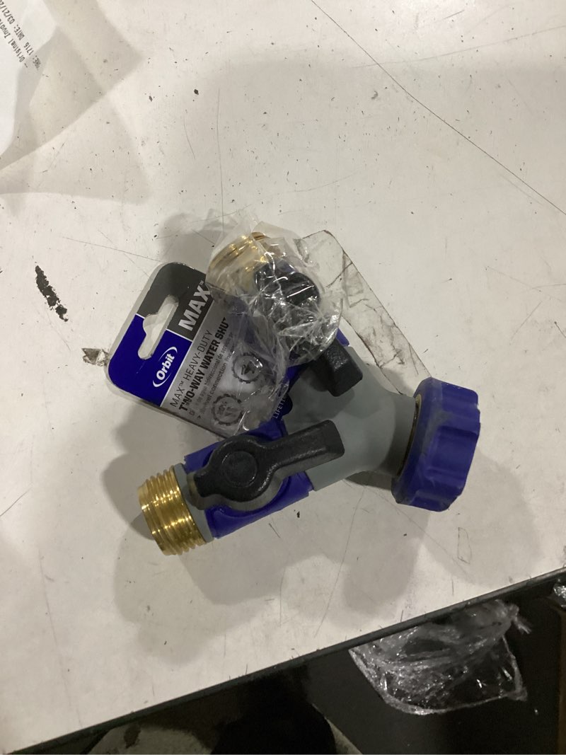 Condition photo showing Good Condition for orbit zinc 2 -way restricted -flow water shut-off