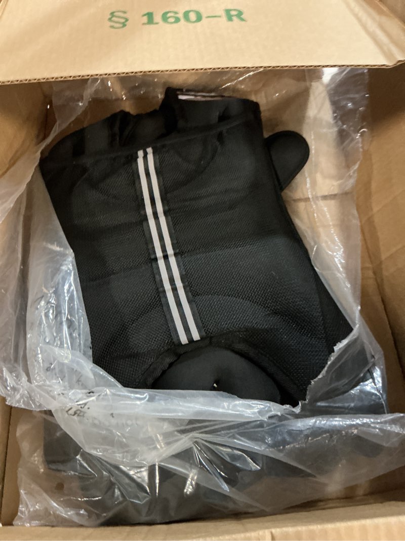Condition photo showing As Is for zeerun weighted vest for women & men with reflective stripe and adjustable buckle, comfortable & durable rucking vest for walking, running & strength training 30 lb black