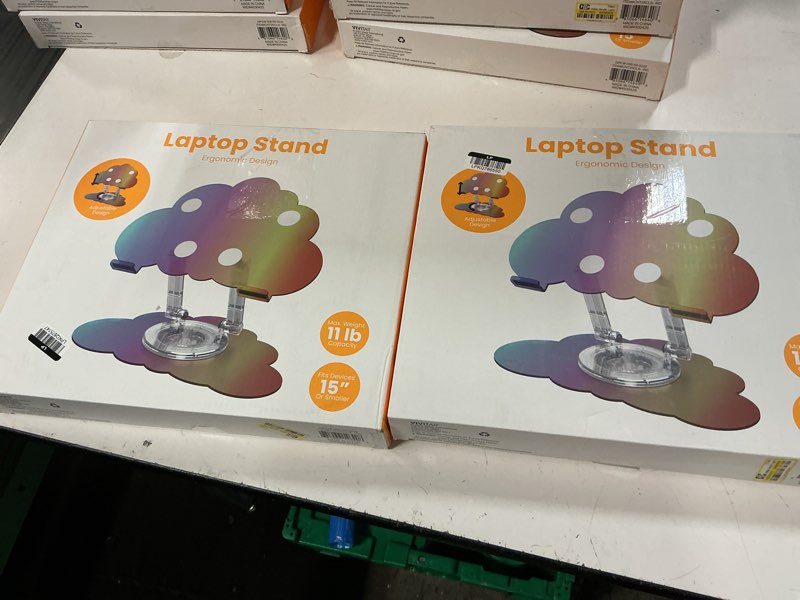 Condition photo showing Good Condition for (pack of 2) vivitar acrylic laptop stand - cloud iridescent