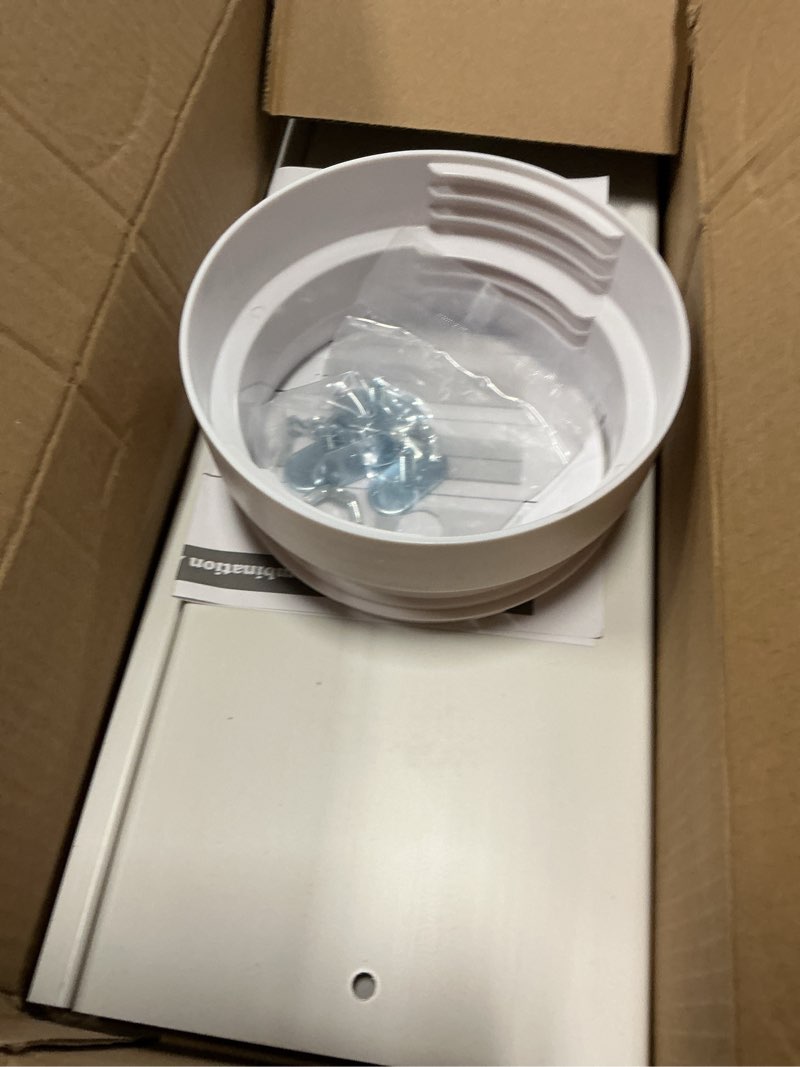 Condition photo showing New/Like New for portable ac window vent kit - complete air conditioner window kit, adjustable pvc window seal kit panels up to 60 inches, for universal thread ac exhaust hose of 5.1" and 5.9" diameter max 60" length, fits 5.1"/ 5.9" dia