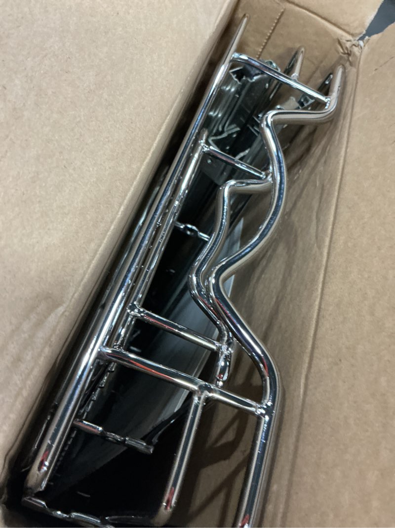 Condition photo showing As Is for HOLDN’ STORAGE Under Sink Organizers and Storage - 2 Tier slide out Cabinet Organizer With Sliding Drawers For Inside Cabinets- Lifetime Limited Warranty 11" W x 18" D x 15”H, Chrome