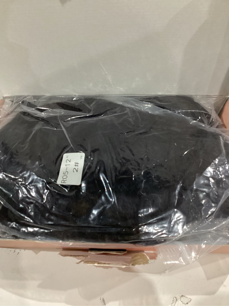 Condition photo showing Good Condition for bob wig human hair 210% density bob wig with bangs 100% human hair wigs for black women pre-bleached glueless straight bob wigs(12inch) 12 inch 2#