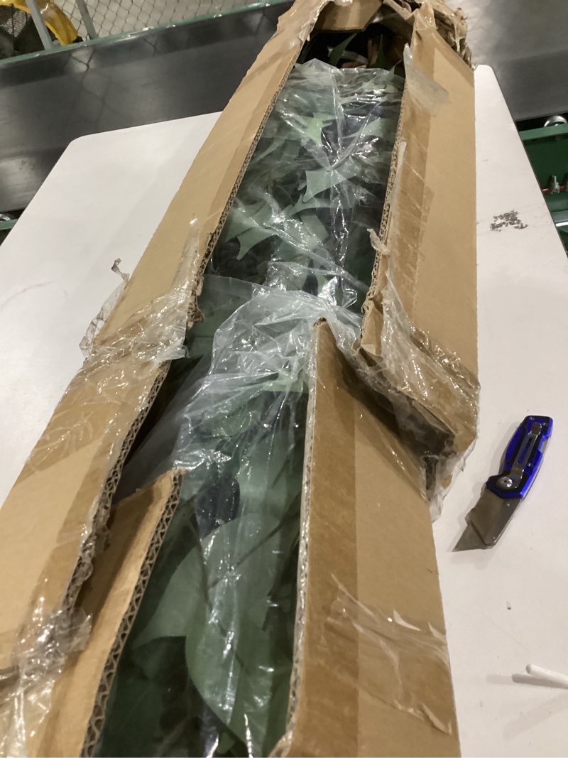 Condition photo showing New/Like New for 6ft Artificial Ficus Tree with Natural Wood Trunk, Silk Fake Ficus Tree in Plastic Nursery Pot, Faux Plant for Office Home, Indoor Outdoor Decor, 1 Pack