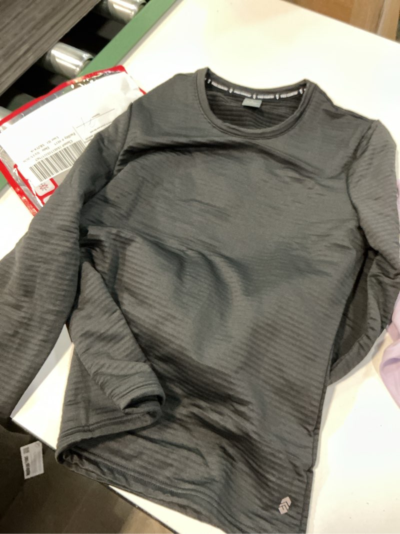 Condition photo showing Good Condition for free country ladies base layer top sz small black shirt microtech heat