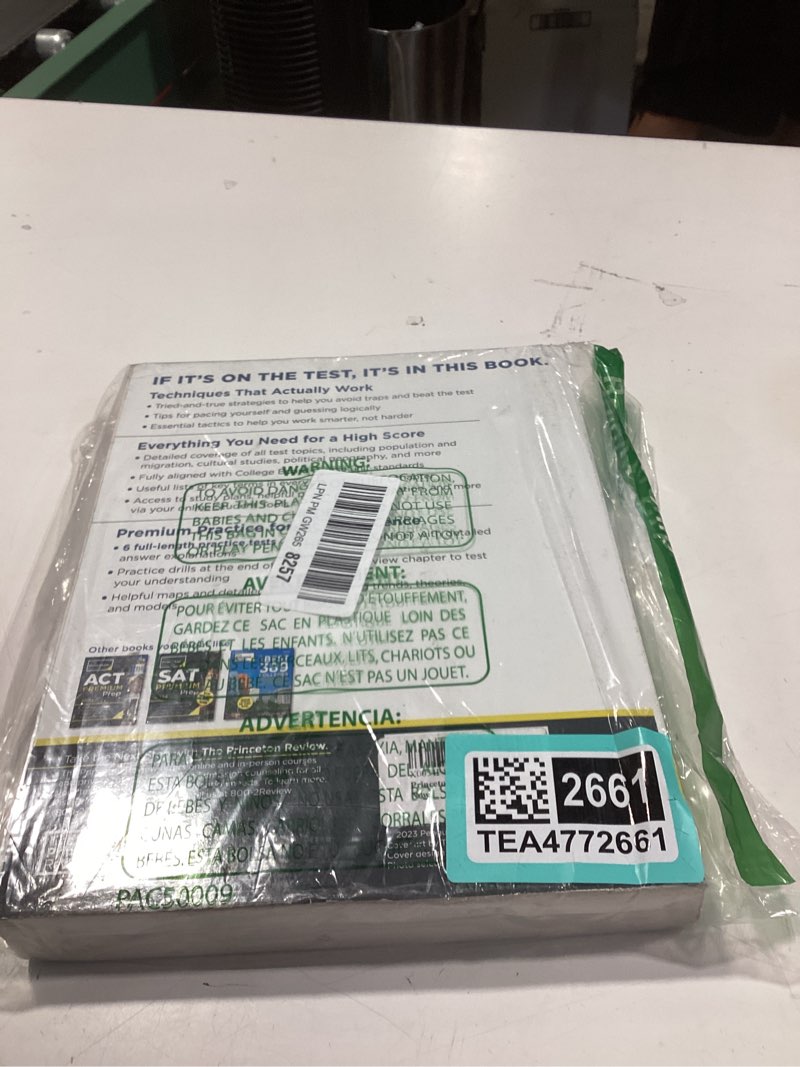 Condition photo showing Good Condition for princeton review ap human geography premium prep, 15th edition: 6 practice tests + complete content 