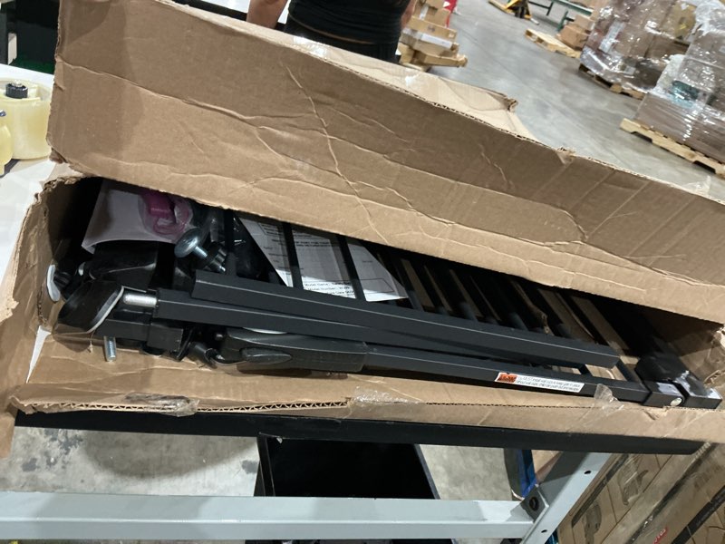 Condition photo showing Good Condition for waowao triple lock baby gate extra wide 67.32-72.04" pressure mounted walk through swing auto close safety black metal dog pet puppy cat for stairs,doorways,kitchen black 67.32-72.04"/171-183cm