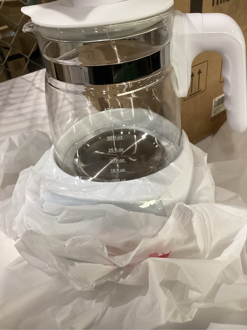 Condition photo showing As Is for baby water kettle- one button boil cool down and keep warm at perfect temperature 24/7 - dispense water instantly- replace traditional bottle warmer white