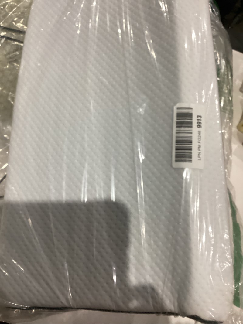 Condition photo showing Good Condition for Wedge Pillow for Sleeping, Side Sleeper Body Back Positioners for Back Pain, Preventing Bedsores, After Surgery, Pregnancy Support, Ankle Support, Bed Wedge Pillow for Side Sleepers Gray White 20 Inch Length