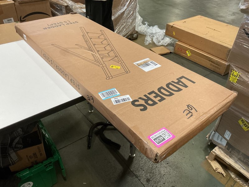 Condition photo showing New/Like New for BEFITMACE 5 Step Ladder, Lightweight Folding StepStool with Convenient Handgrip,Aluminum 330lbs Capa