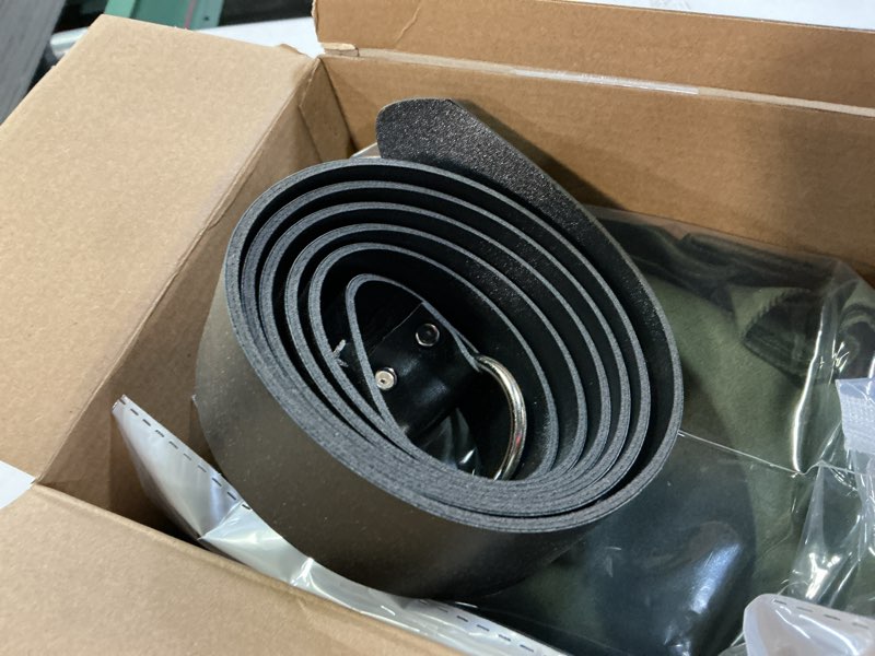 Condition photo showing Good Condition for Toulite 5 Pcs Medieval Hooded Cape Costume Set Men's Renaissance Viking Cloak Viking Belt Carnival Costume for Cosplay Black ( unknown size 