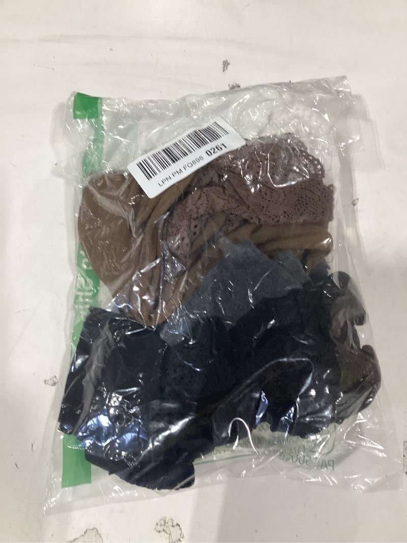 Condition photo showing New/Like New for fourluoo 4 pairs women's lace socks long knee high socks kawaii lace top lolita boot stockings black, white, coffee, gray
