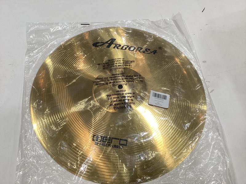 Condition photo showing As Is for arborea smack stack cymbal pack 7"9"11" 3piece effect sound silver hero clap stack drum cymbals for practice golden clap stack cymbal 3pcs 7"9"11"