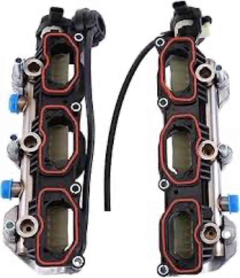 AULINK 2PCS 06E133110AT+06E133109AN Left & Right Engine Intake Manifolds Compatible with 2013-2019 A