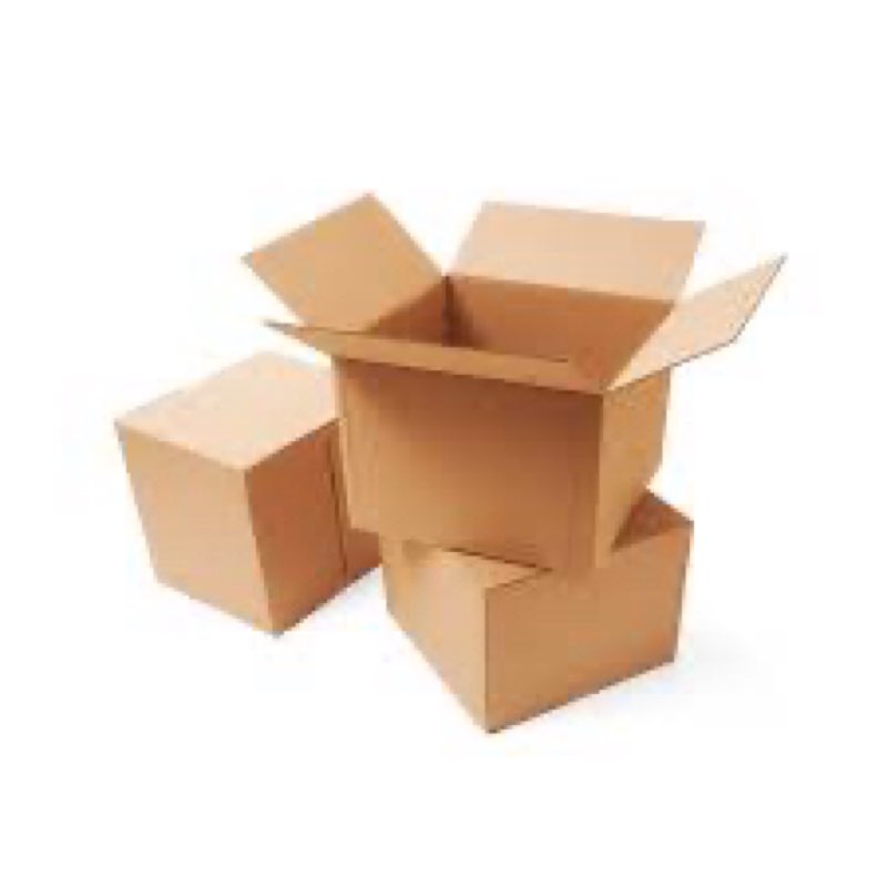 13x10x6 kraft brown corrugated shipping boxes, 22 pieces