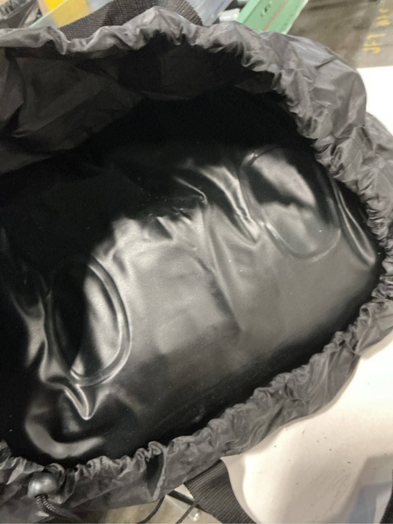 Condition photo showing As Is for king koil luxury pillow top plush queen air mattress with built-in high-speed pump best for home, camping, guests, 20" queen size double airbed adjustable blow up mattress, waterproof, 1-year warranty black queen 20"