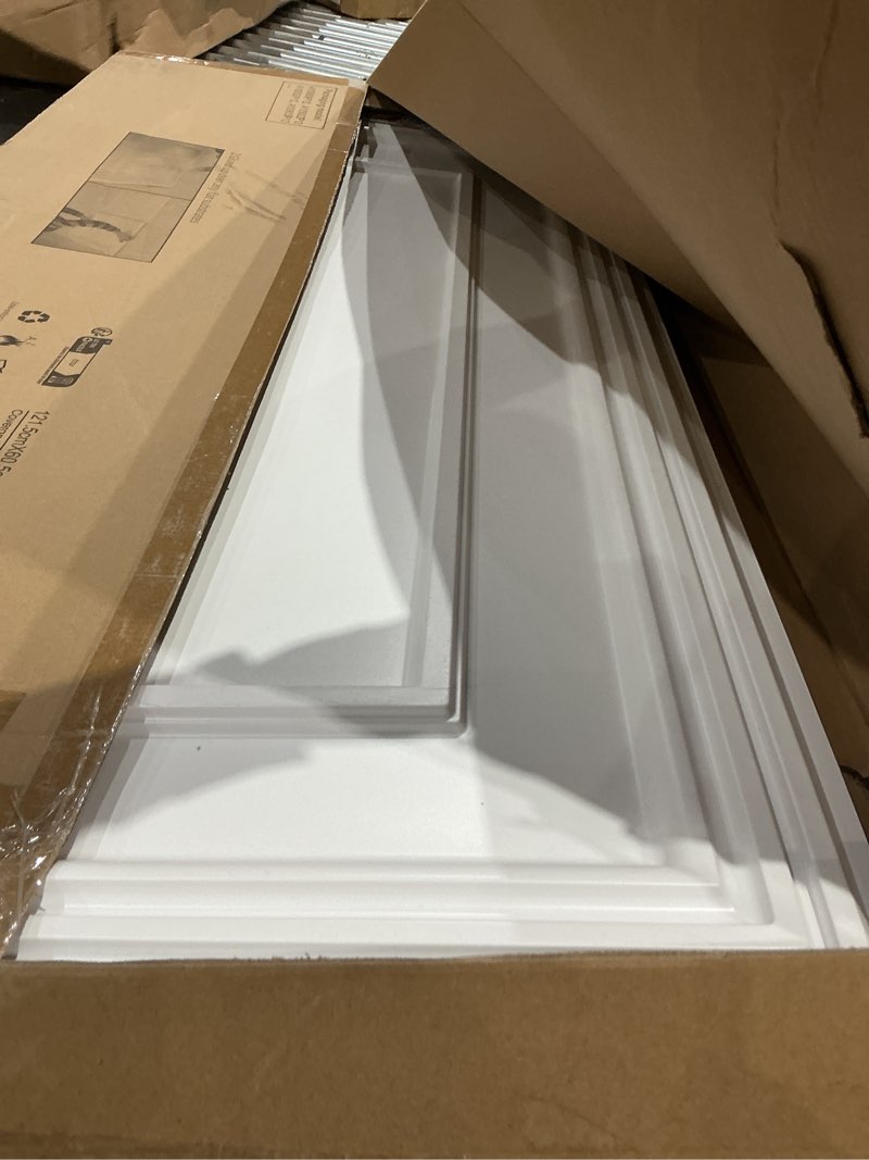 Condition photo showing Good Condition for art3d drop ceiling tiles, 24x48in. white (12-pack), polyvinyl chloride (pvc), glue down 24"x48" white 12