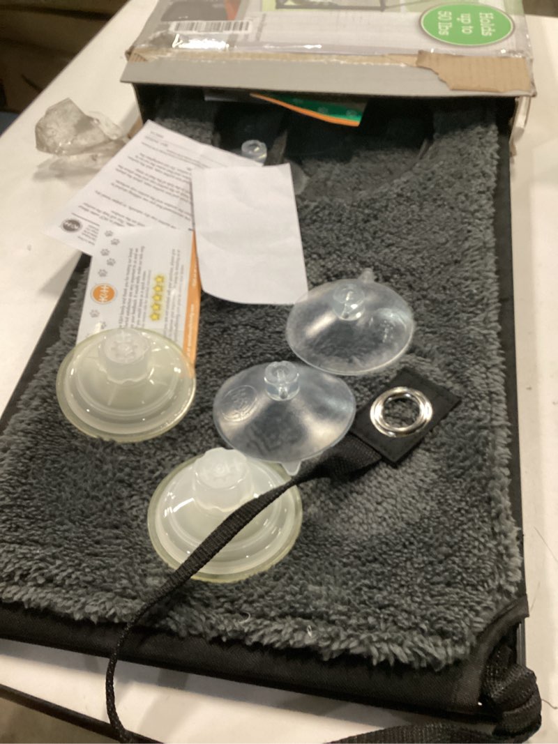 Condition photo showing Good Condition for K&H Pet Products EZ Mount Double Stack Cat Window Perch for Large Cats, Sturdy Window Hammock Bed, Steel Frame, Sturdy Suction Cups, 2 Washable Shelf Covers, Foldable - Fits 27"W X 31"H Glass Spaces 12 X 23 Inches Double Stack