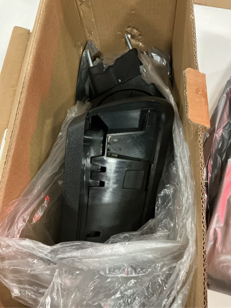 Condition photo showing Good Condition for right passenger side mirror compatible with 2019-2025 chevy silverado 1500 with power glass manual folding heated temperature sensors without turn signal chrome replace#gm1321583(7pins? r-7pins chrome