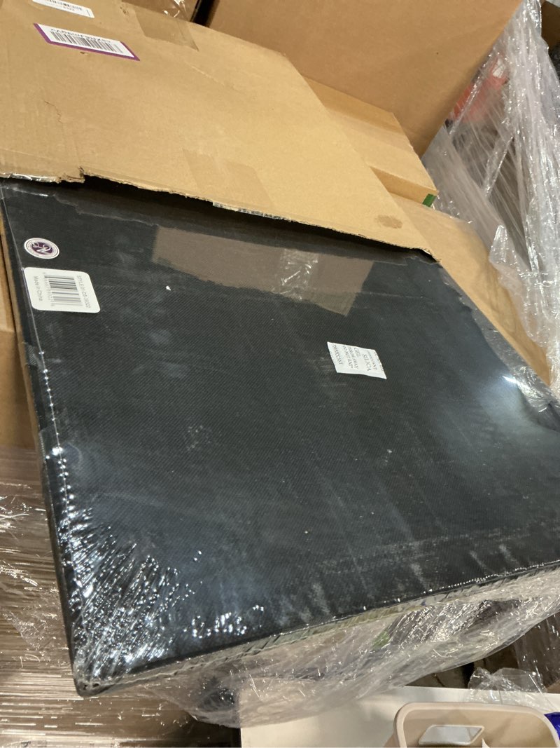 Condition photo showing Good Condition for New View Gifts MEMO Family 19' X 16' French Memo & Photo Board, Black Linen Fabric, 19" X 16" X .6" Black Family