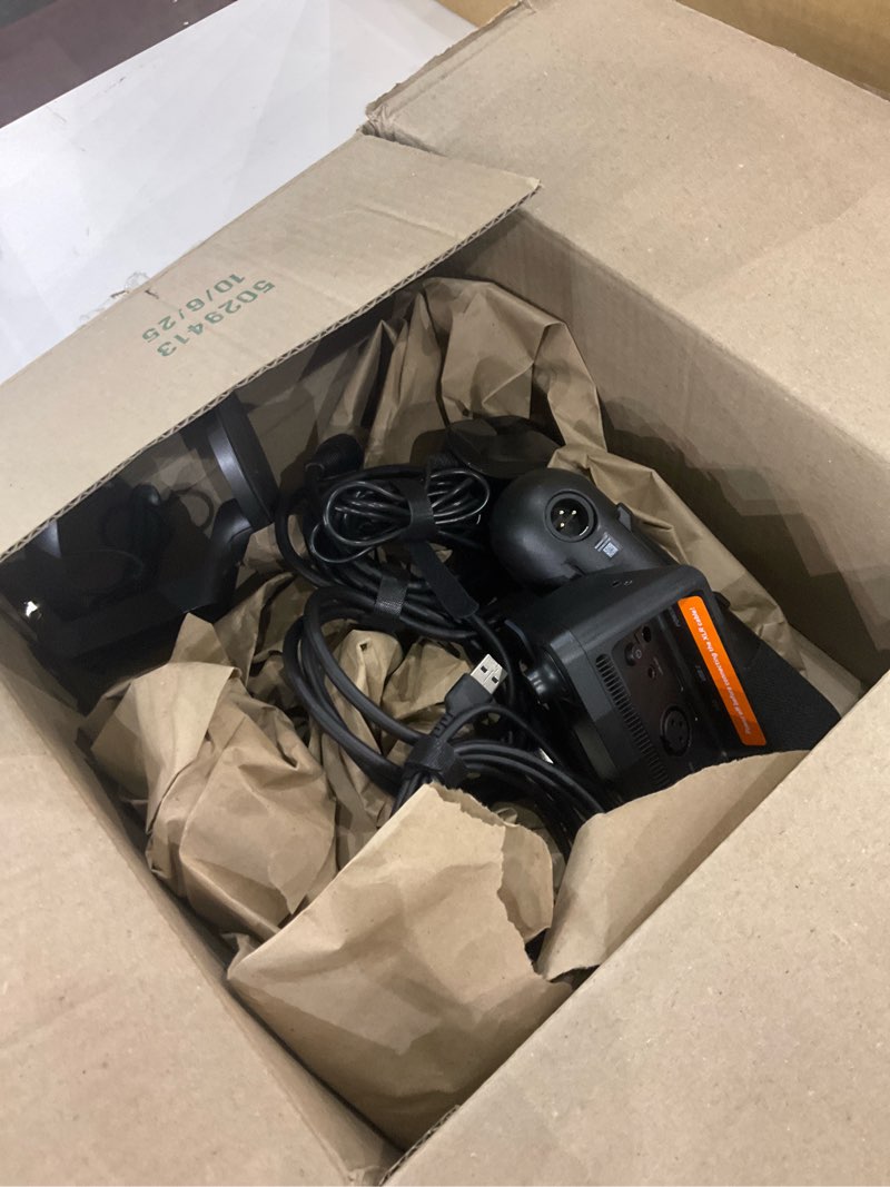 Condition photo showing As Is for SteelSeries Alias Pro Kit — XLR Mic + Stream Mixer — 3x Bigger Capsule for Gaming, Streaming and Podcasting — USB/XLR Interface — Free Sonar Audio Software — Custom Controls — RGB — Single or Dual PC