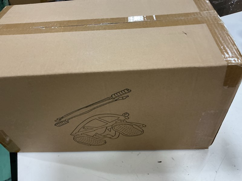 Condition photo showing New/Like New for low-impact lateral rocking fitness stepper for knees and joints,home workout machine,rock stepper machine with digital display,track time,reps,calories for legs,glutes,abs black