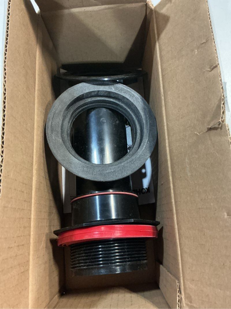 Condition photo showing Good Condition for kohler 3" toilet flush valve kit, black, compatible with kohler wellworth toilets, 3" canister with a 3" outlet, genuine part 1069722