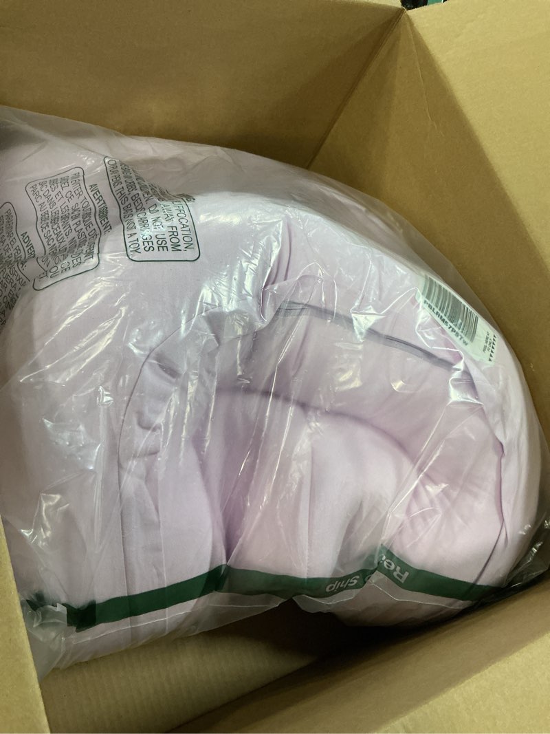 Condition photo showing Good Condition for Baby Lounger - Baby Lounger for Newborn, 0-24 Months, Infant Lounger for Home and Travel, Soft Cotton, Baby Nest Lounger, Newborn Babies Essentials Gifts, Purple (Lounger Cover Included)