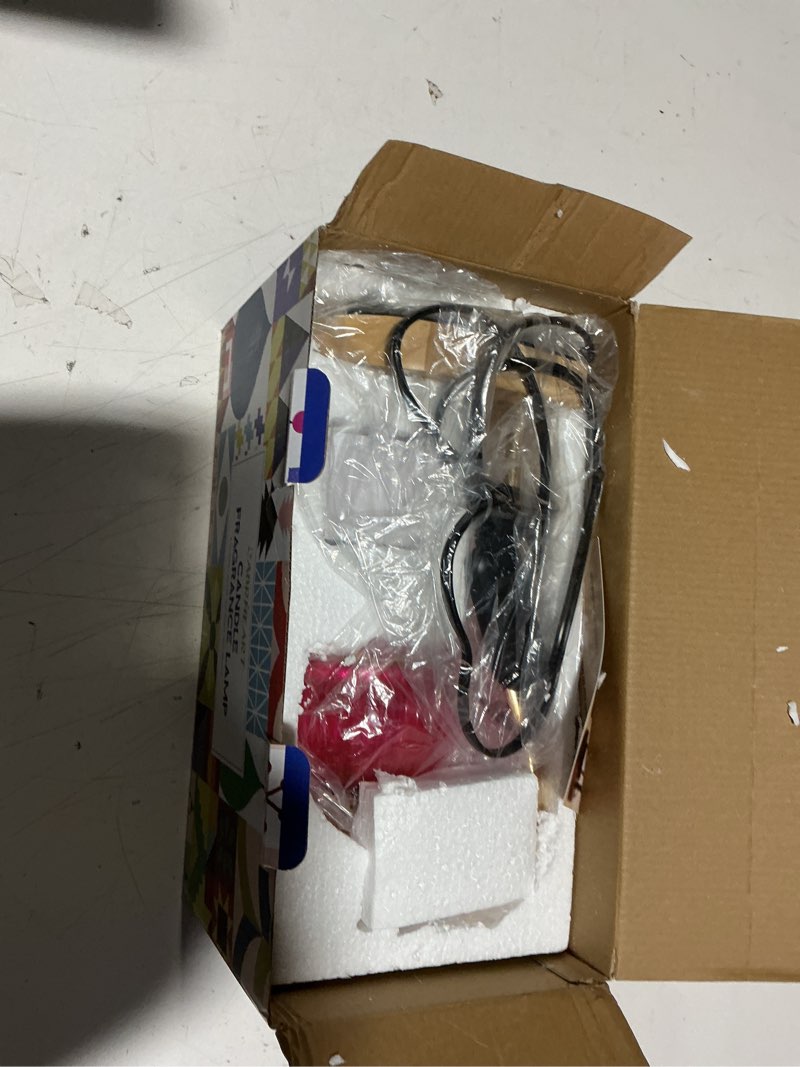 Condition photo showing New/Like New for Candle Warmer Lamp with Timer, Dimmable Warmer Lantern Light, Glass Shade Jar Warming Holders for Home Decoration Gift for Women, Purple B.Purple