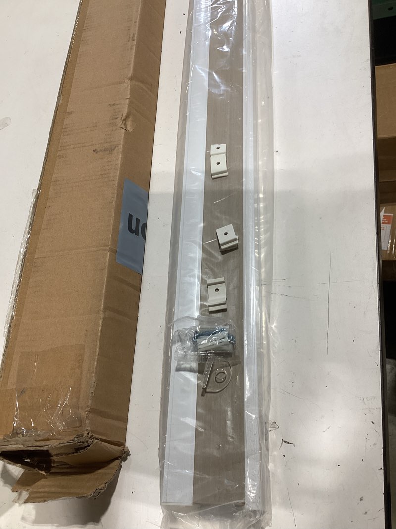 Condition photo showing As Is for myshade cordless cellular window shades no tools no drill blackout blinds for indoor windows size 33" wide x 72" height beige room darkening window blinds for bedroom, bathroom, kitchen, living room beige 33"w x 72"h
