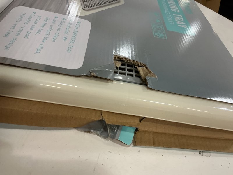 Condition photo showing New/Like New for smart paws 3 sizes small puppy dog toilet,poodles training tray,yorkie pet pads holder 21.65x17.71 inch (pack of 1)