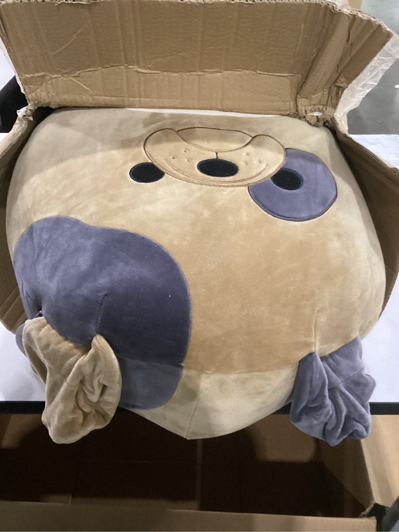 Condition photo showing Good Condition for squishmallows original 20-inch loafer brown bulldog - official jazwares plush (jumbo)