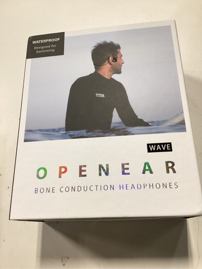 Condition photo showing New/Like New for Bone Conduction Headphones Swimming Headphone - IP68 Waterproof Open Ear Headphones with MP3 Play 32G Memory Inductive Wireless Bluetooth Sports Headset for Running Swimming (Blue)