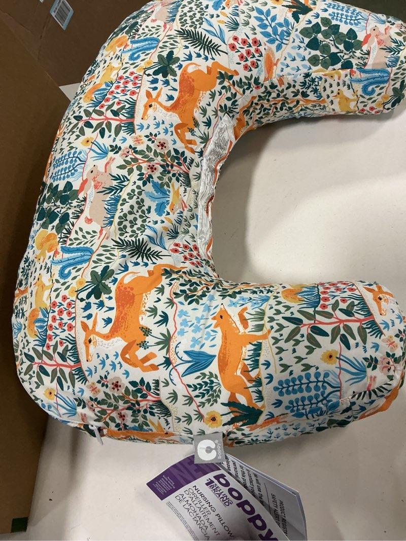 Condition photo showing Good Condition for New Boppy Nursing Pillow Colorful Forest Animals