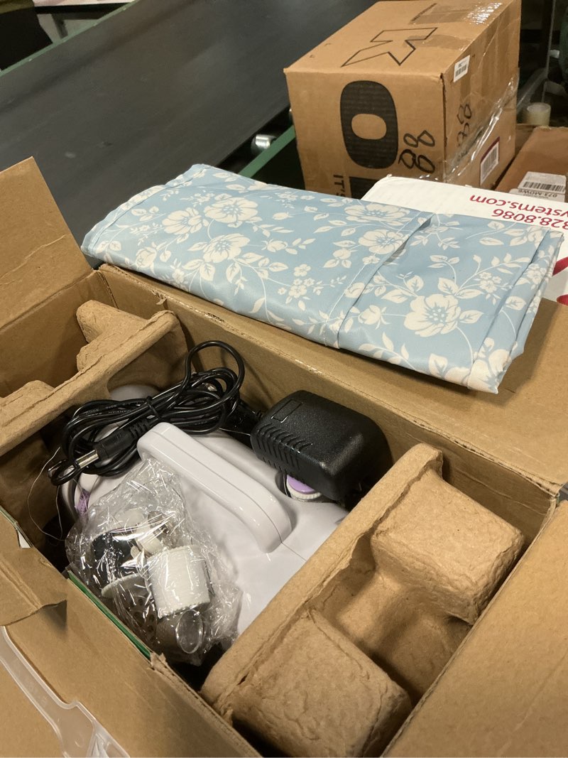 Condition photo showing Good Condition for Sewing Machine for Beginners & Kids, Mini Portable Sewing Machines with 12 Built-in Stitch Patterns, 2-Speed Foot Pedal, Perfect for Teaching Daughter Granddaughter to Sew(27 Pieces Sewing Kit & Case) Purple (Premium Sewing Kit & Dust Cover)