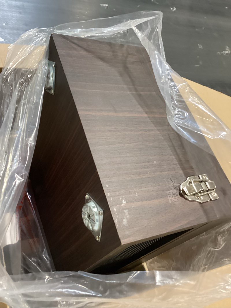 Condition photo showing Good Condition for victrola liberty – bluetooth record player – 5-in-1 turntable with vinyl stream, fm radio, usb playback, built-in speakers, use as stand or tabletop player (espresso) espresso record player