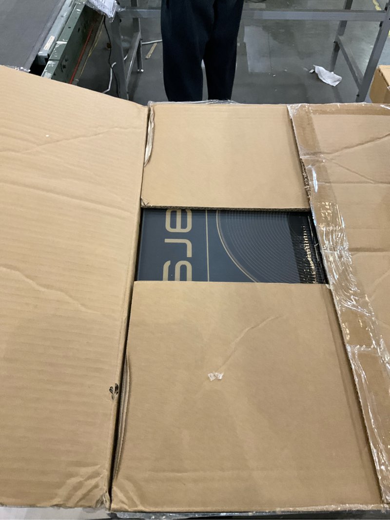 Condition photo showing New/Like New for 1 by ONE High Fidelity Belt Drive Turntable with Built-in Speakers, Vinyl Record Player with Magnetic Cartridge, Wireless Playback and Aux-in Functionality, Auto Off Walnut