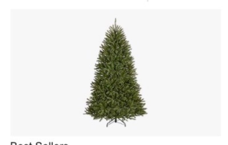 Decoway 6 FT Artificial Christmas Tree, Unlit Xmas Tree with 641 Green PE Tips for Indoor Outdoor De