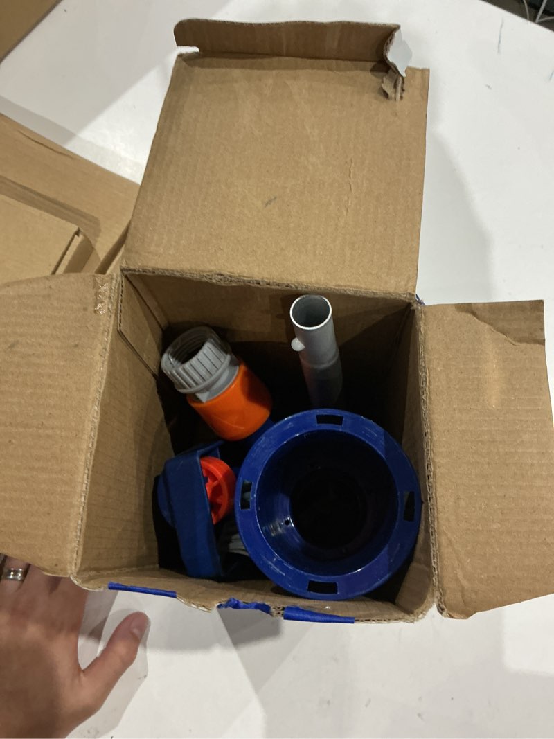 Condition photo showing As Is for poolaza manual pool vacuum for above ground pool upgrade with fine mesh bag& 56" pole, handheld pool vacuum jet underwater cleaner, spa pool vacuum cleaner attach to garden hose