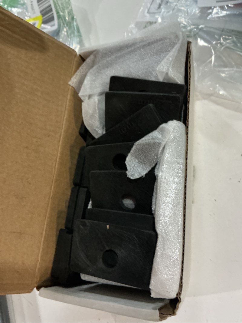 Condition photo showing New/Like New for Glass Clamp?4PCS Adjustable Glass Shelf Bracket, 1/3 "-1/2 " 304 Stainless Steel Glass Clamps, Glass Clamp Bracket is Suitable for Railing, Stairs, Glass Wall, All Kinds of Glass (Silver-4pcs)