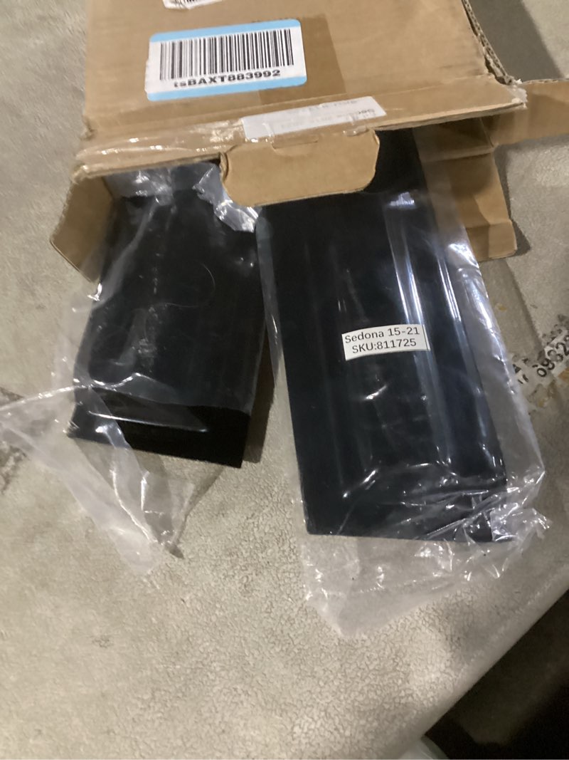 Condition photo showing Good Condition for kpy rain guards fit for 2015-2021 kia sedona, out-channel window visors vent wind deflectors 4pc, car accessories for 15-21 sedona 2015-2021 sedona