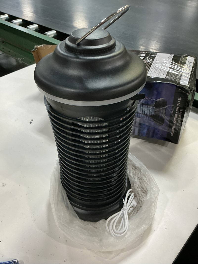 Condition photo showing Good Condition for rechargeable bug zapper outdoor indoor, mosquito zapper cordless with 4000mah battery, rgb light, usb-c charging, 1/2 acre coverage, ipx4 waterproof, portable fly zapper for camping, patio, garage