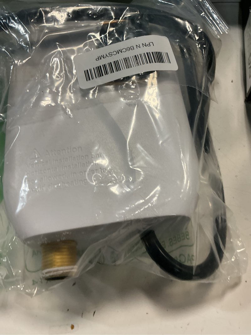 Condition photo showing Good Condition for 110v tankless water heater electric, 3000w tankless electric water heater instant, under sink water heater with digital display, on demand hot water heaters electric for kitchen washin bathroom