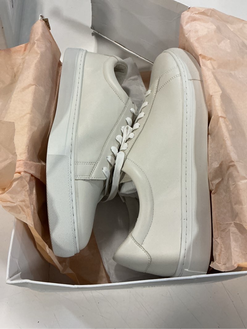 Condition photo showing Good Condition for quince italian leather everyday sneaker, 11.5, white