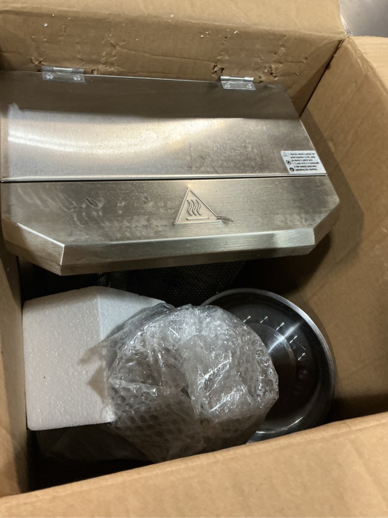 Condition photo showing Good Condition for vevor shawarma grill machine, 13lbs capacity, chicken shawarma cooker machine with 2 burners, 122?-572? electric vertical broiler gyro rotisserie oven doner kebab machine for home/commercial use
