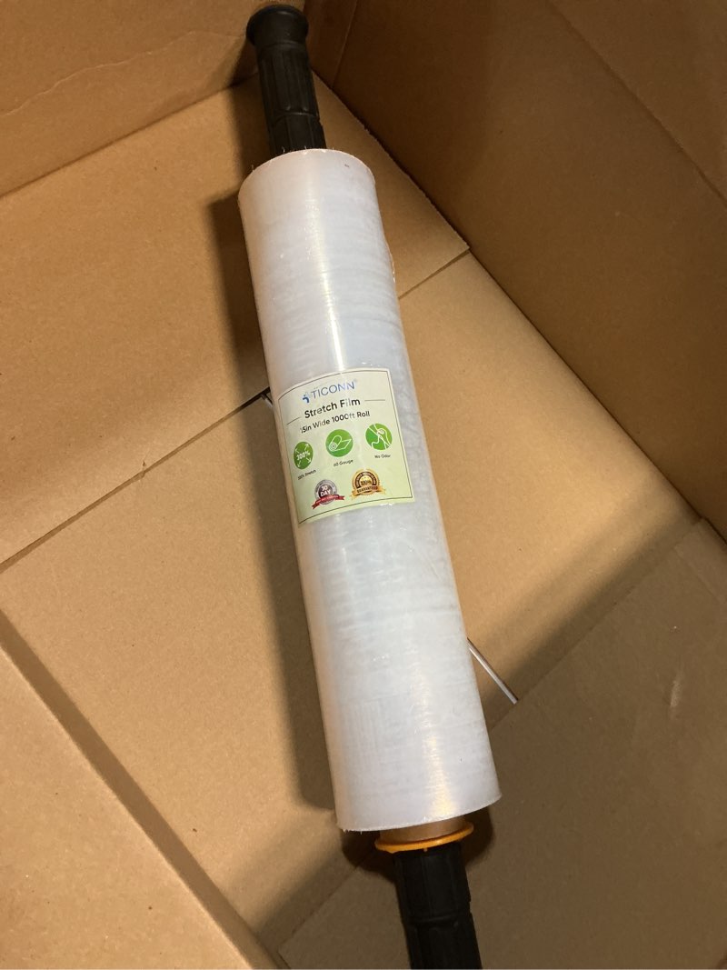 Condition photo showing Good Condition for TICONN STRETCH FILM 15” Wide 1000ft Roll